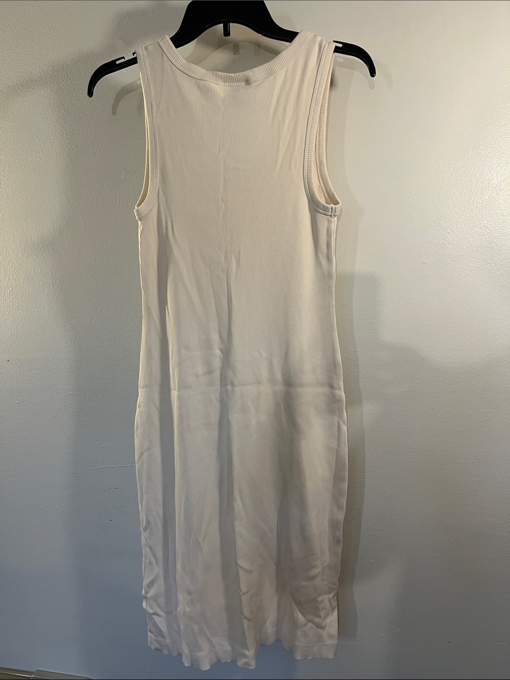 Universal Thread Off-White Ribbed Tank Dress - Picture 2 of 4